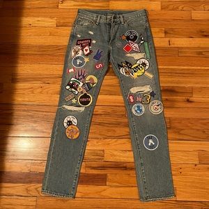 Levi’s 511 Patched Jeans
